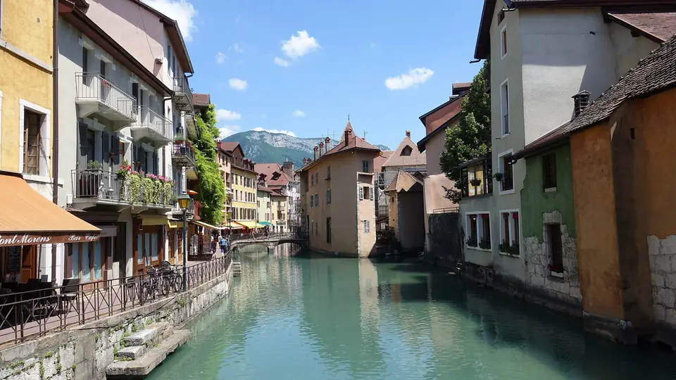 Les canaux de la vieille ville d'Annecy